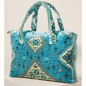 Anthro Lalla Marrakech Petit Socco Carpet Tote Bag